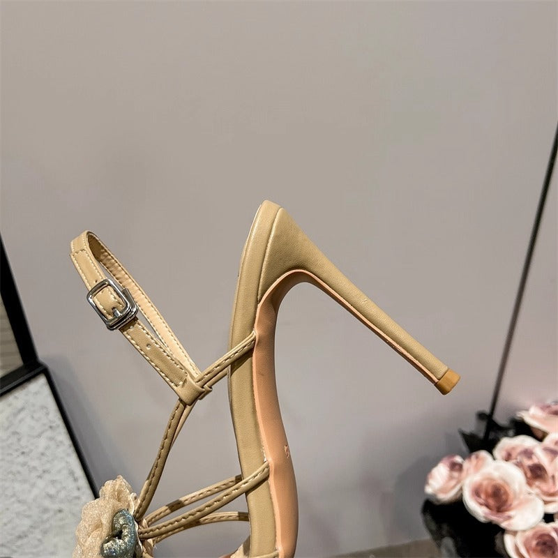 KalonBd Camellia flower high heels(Pre-Book)
