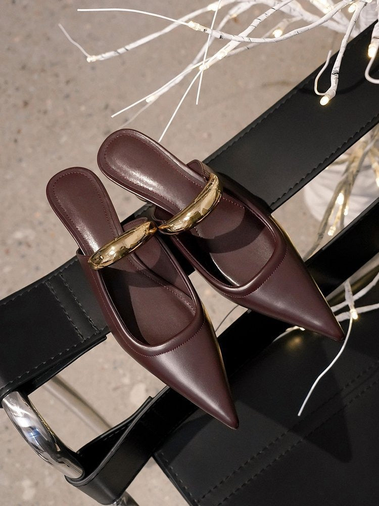 KalonBd French style thick heel(pre-book)