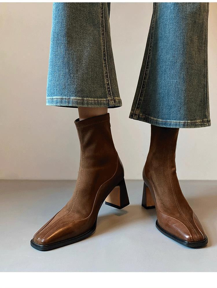KalonBd French retro Martin boots