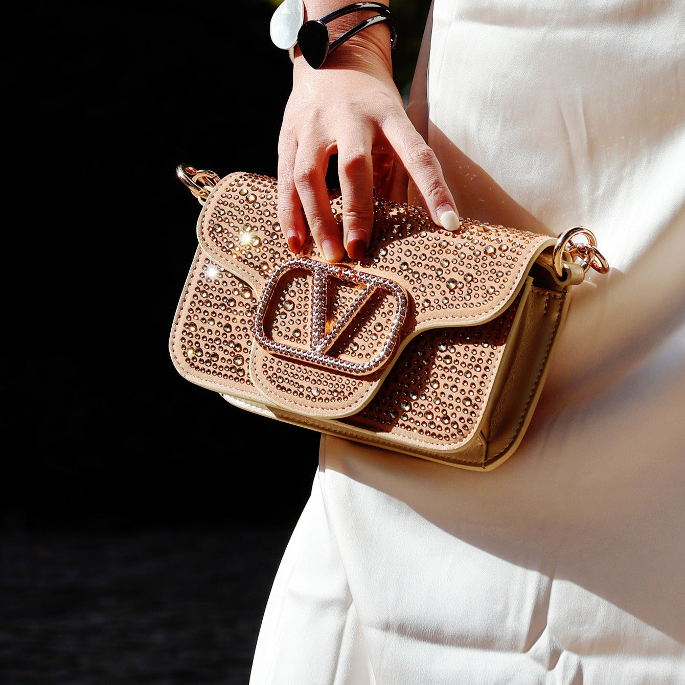 Kalonbd fashionable small shoulder bag-Gold(Pre-book)