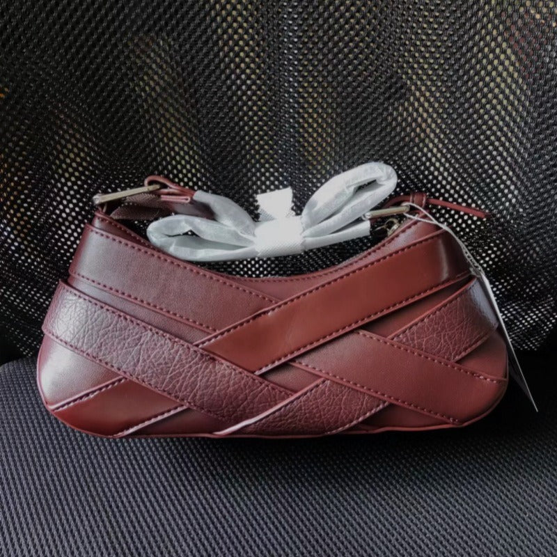 KalonBd retro and versatile handbag-coffee brown(Pre-book)