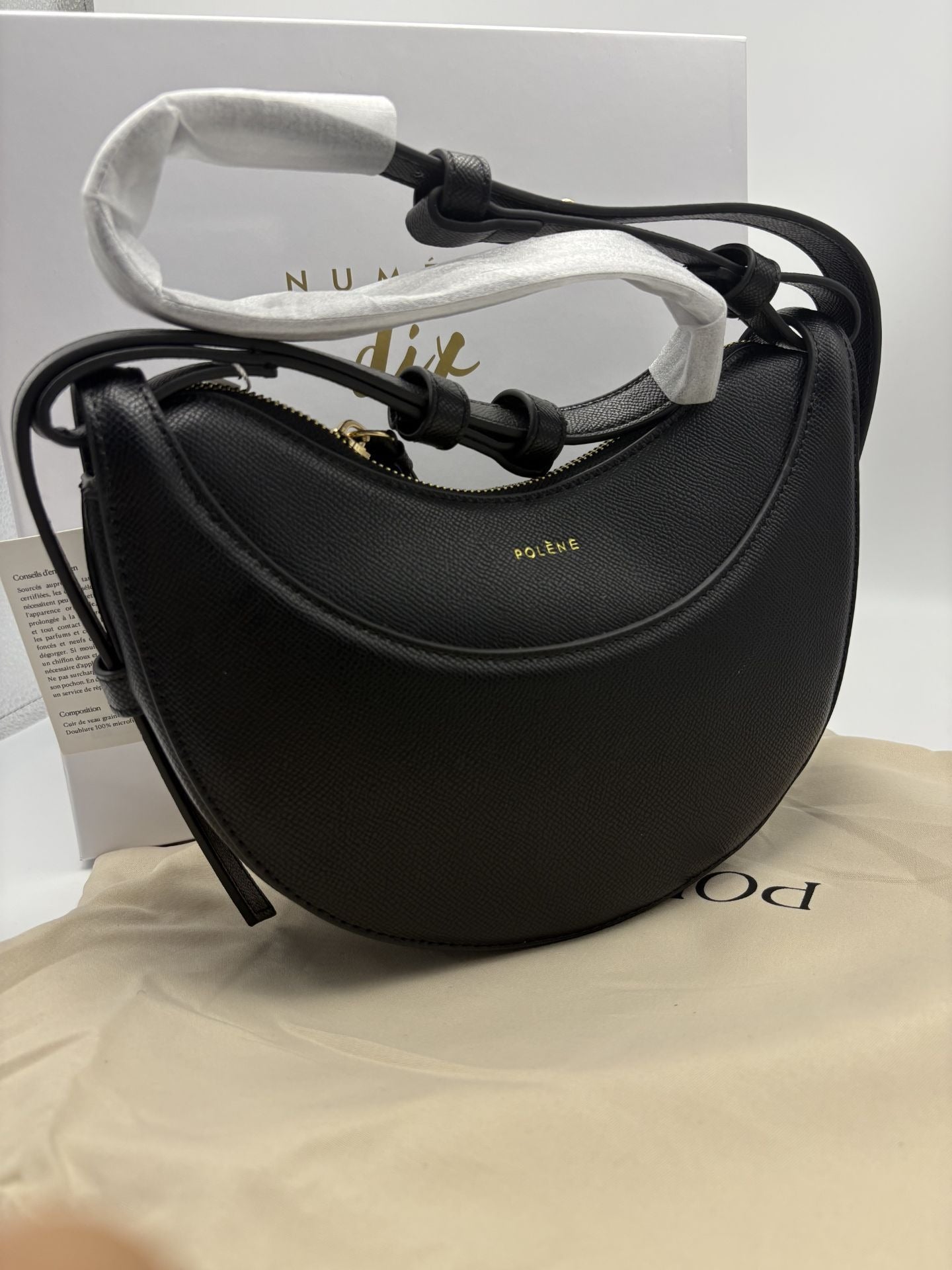 KalonBD Polene Crescent Bag- Black (Pre-Book)