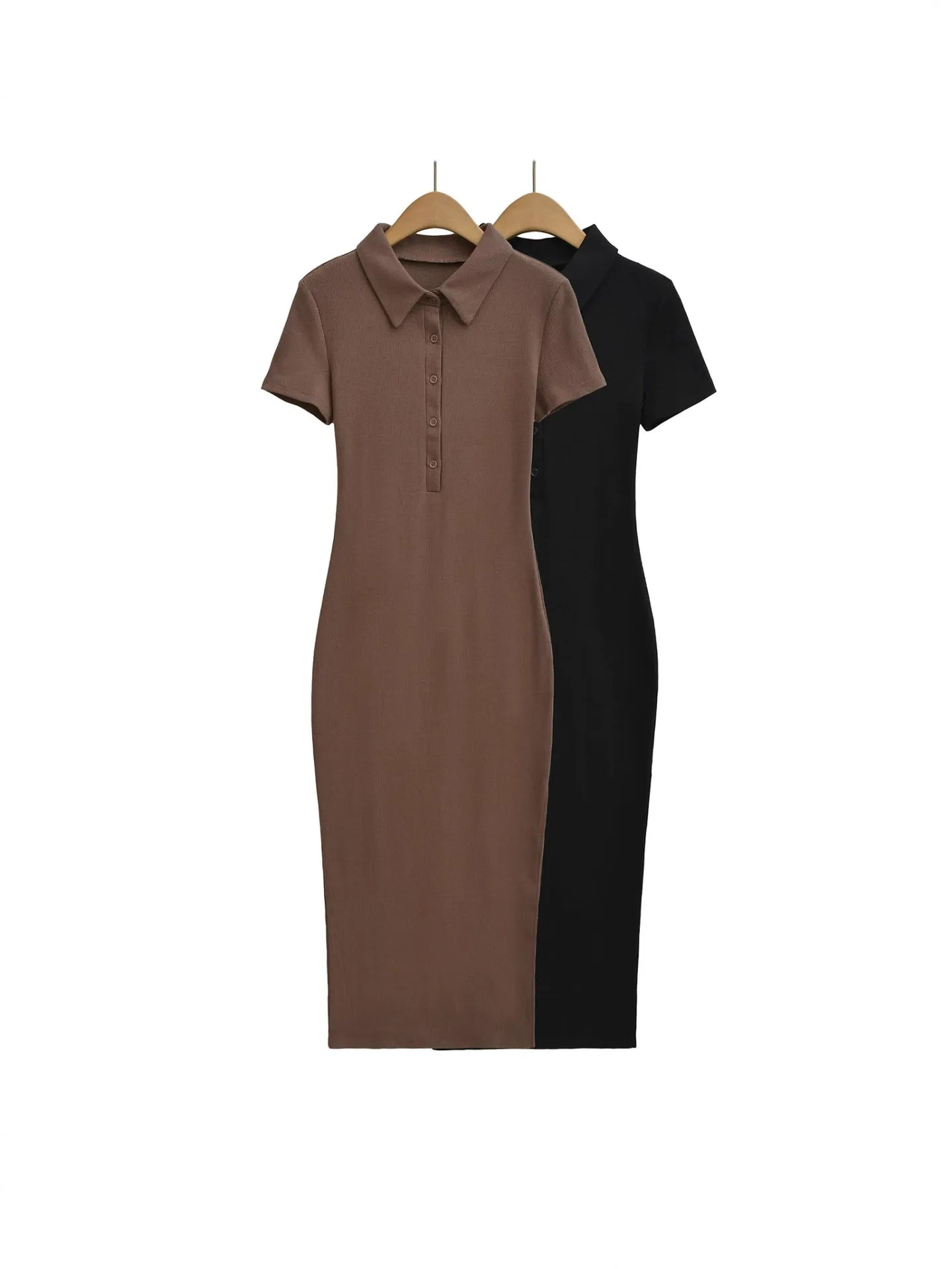 KalonBd Knitted Polo Dress - KALONBD.COM