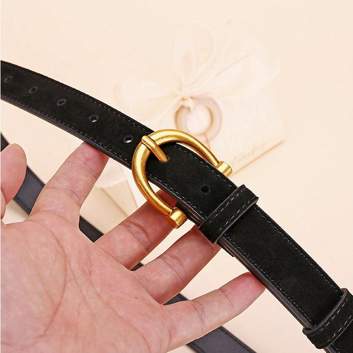 KalonBd luxurious suede belt(Pre-book) - KALONBD.COM