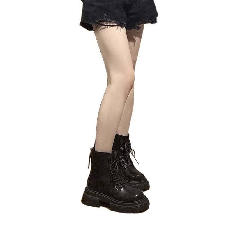 KalonBd Retro style square belt buckle boot - KALONBD.COM