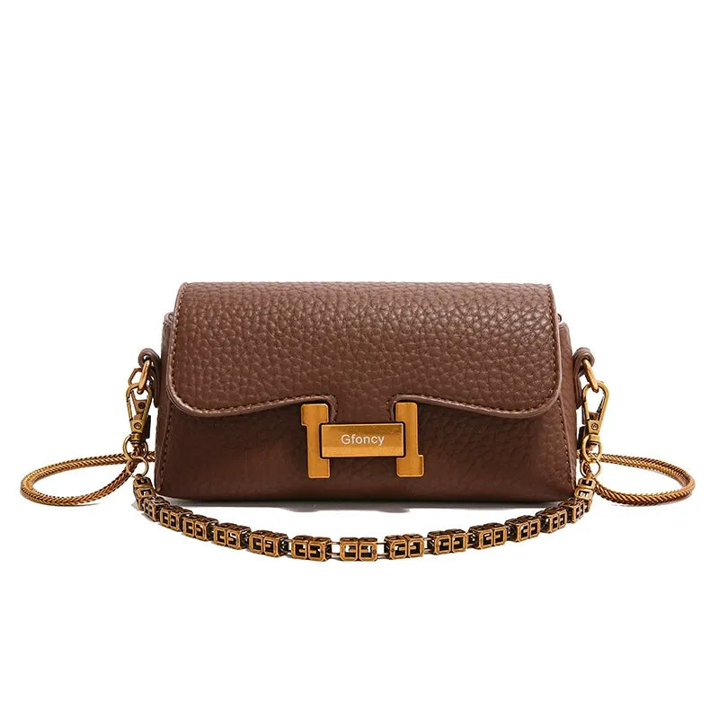Kalonbd Cross-border shoulder bag- Brown(Pre-book)