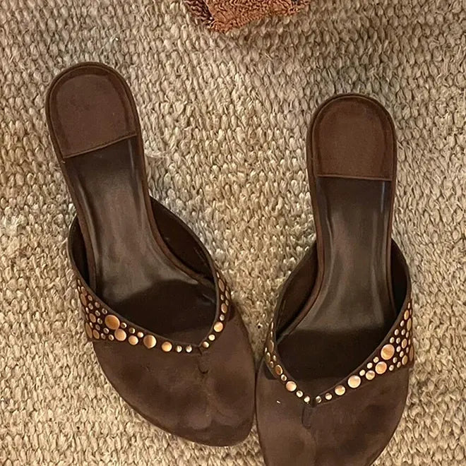 KalonBd American Style Studded Flip-Flop(Pre-book)