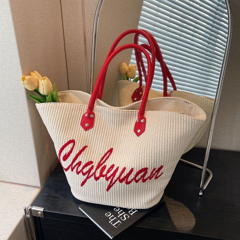 KalonBd straw tote bag - KALONBD.COM