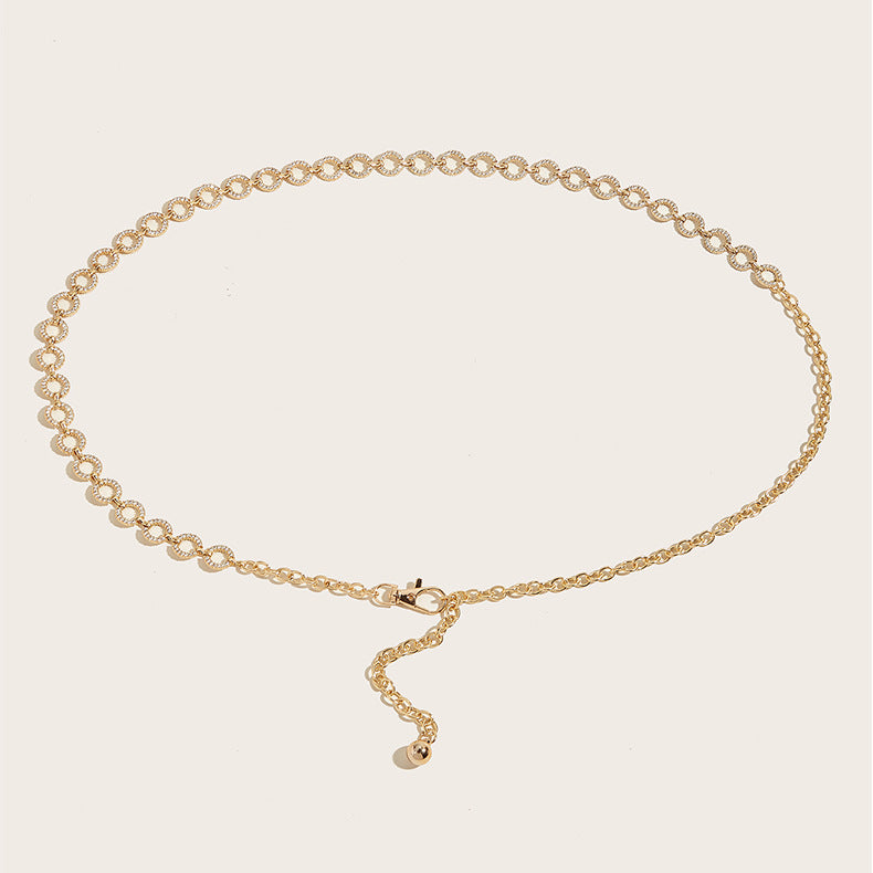 KalonBd rhinestone waist chain belt - KALONBD.COM