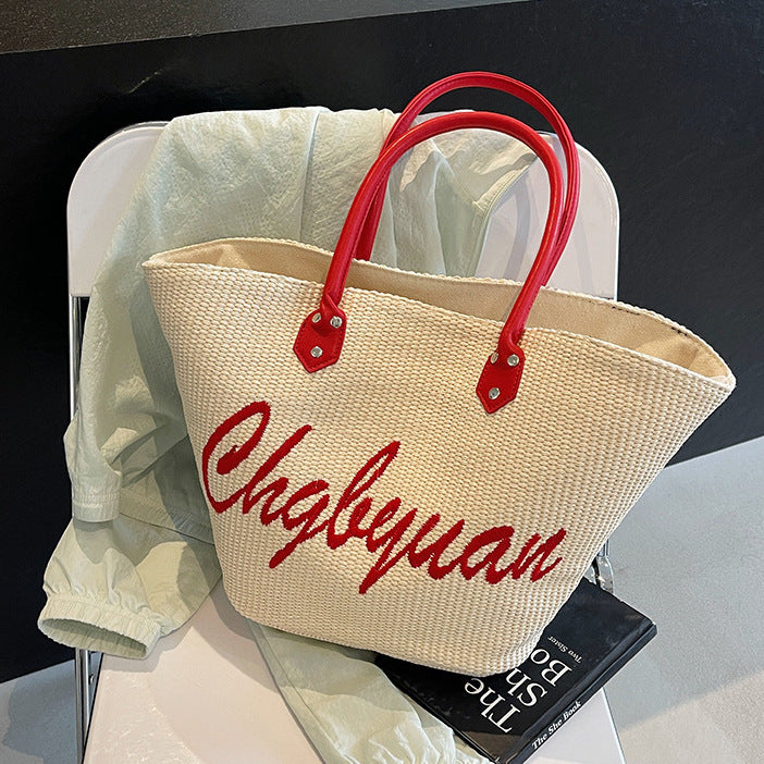 KalonBd straw tote bag - KALONBD.COM