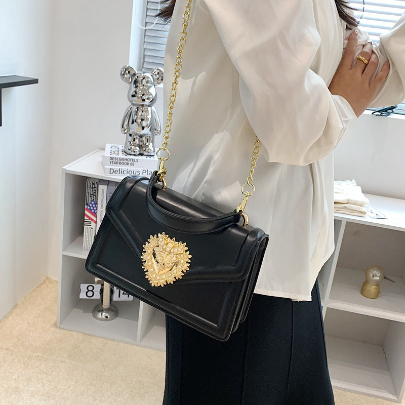 crossbody retro square handbag - KALONBD.COM