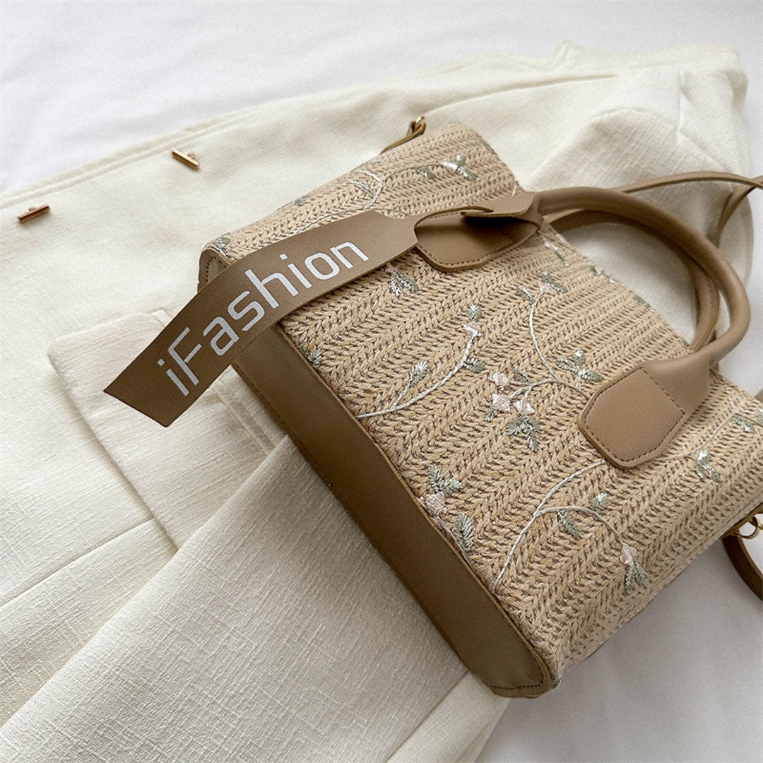 outdoor and vacation weaving tote bag - KALONBD.COM