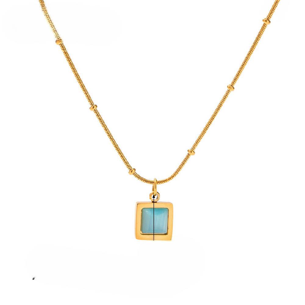 KalonBd blue cat's eye necklace - KALONBD.COM