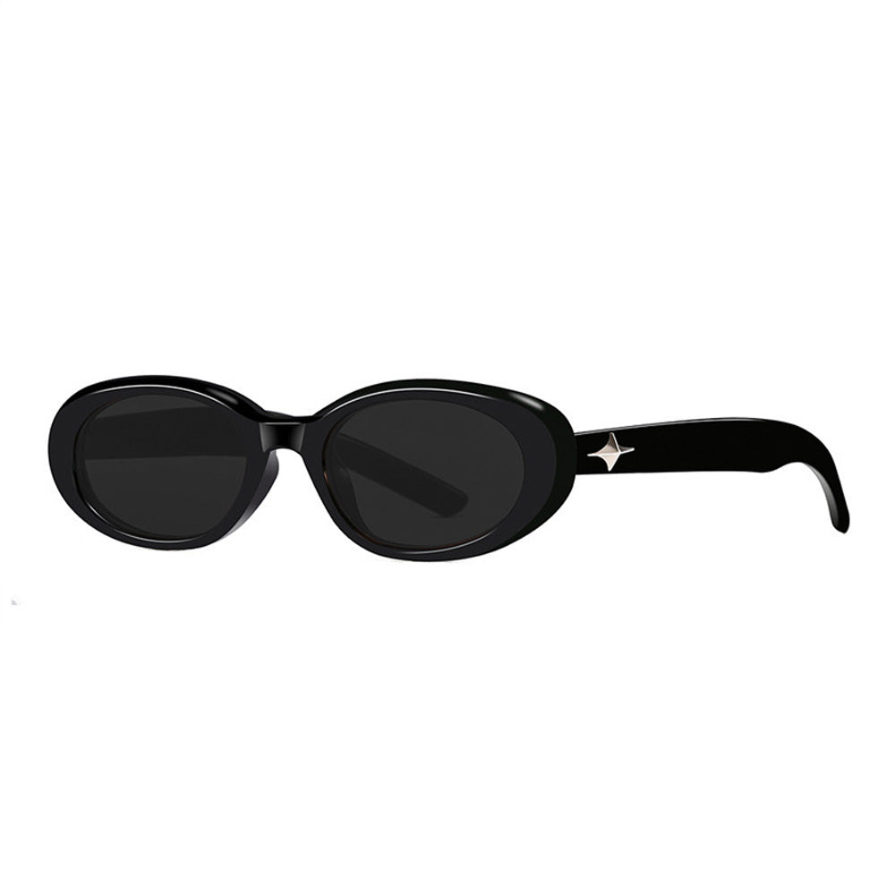 retro highend women sunglass Black - KALONBD.COM