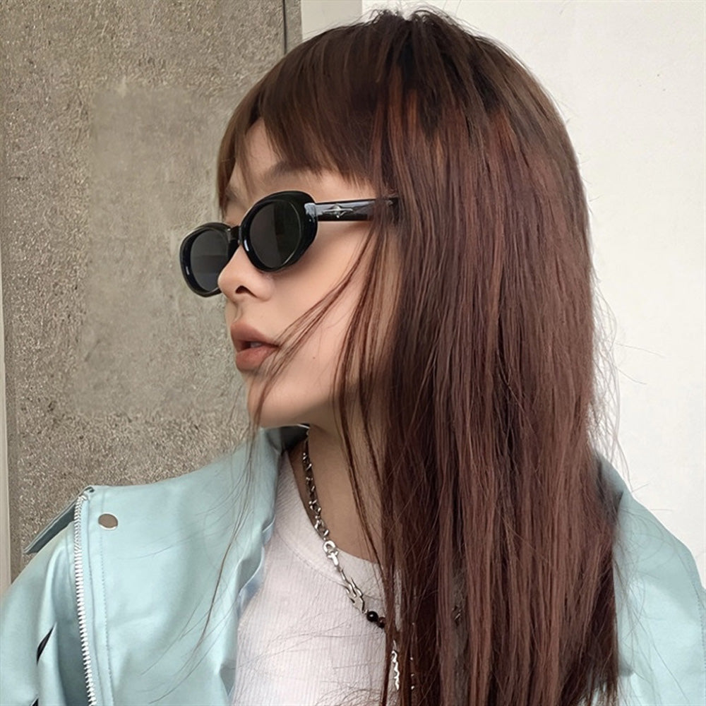 retro highend women sunglass Black - KALONBD.COM