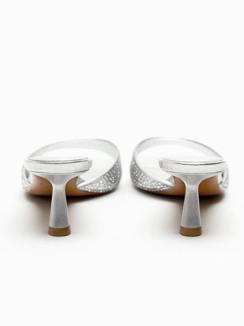 trending silver and diamond stone heel - KALONBD.COM