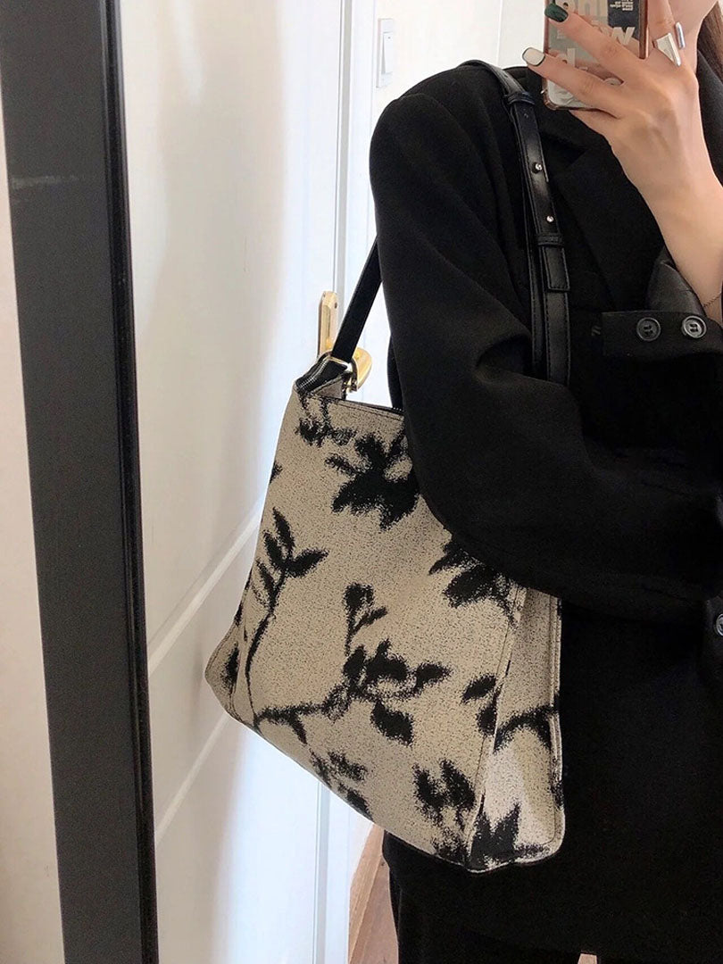 Jacquard fabric tote bag - KALONBD.COM