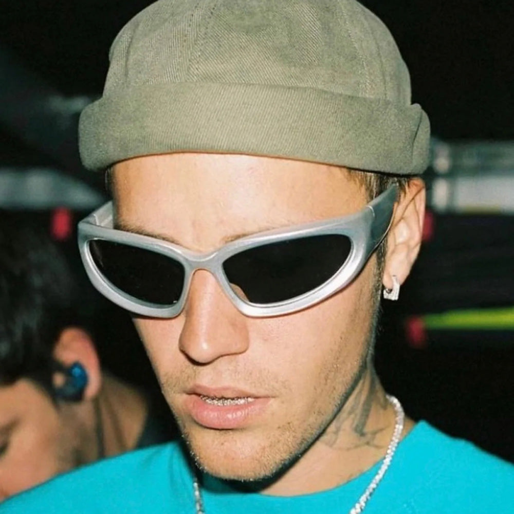 y2k sci fi futuristic sunglass - KALONBD.COM