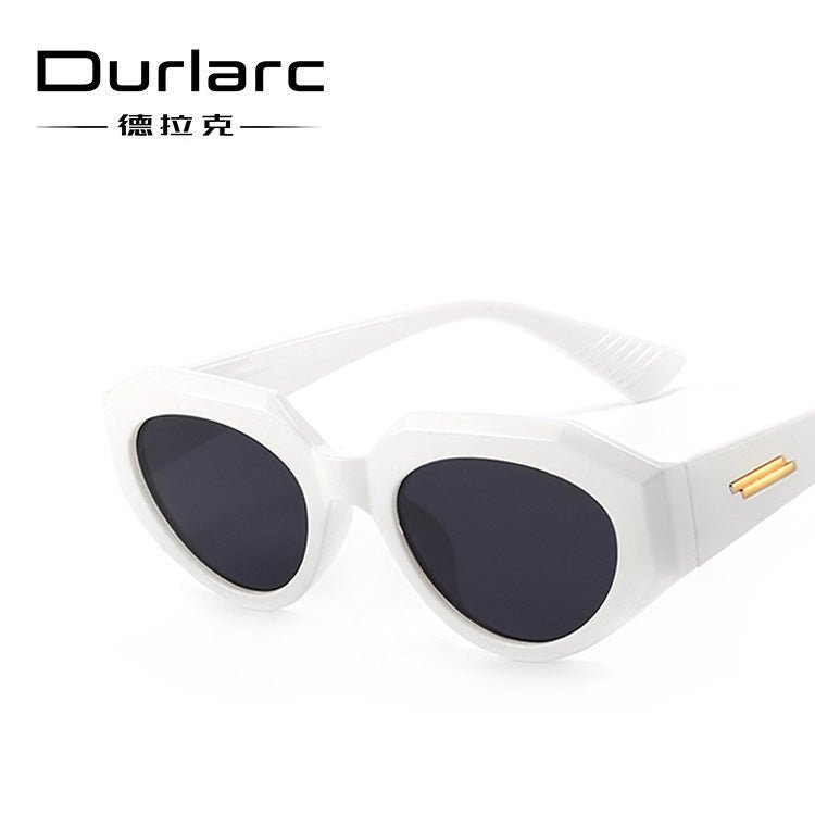 2022 new retro street shooting sunglasses-white - KALONBD.COM