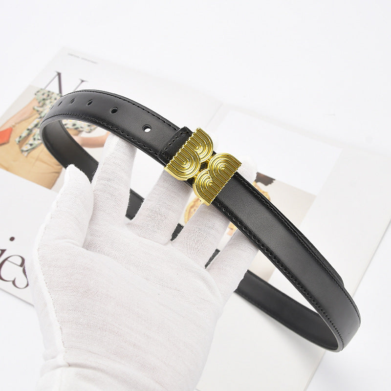 High end designer 2024 belt | Black