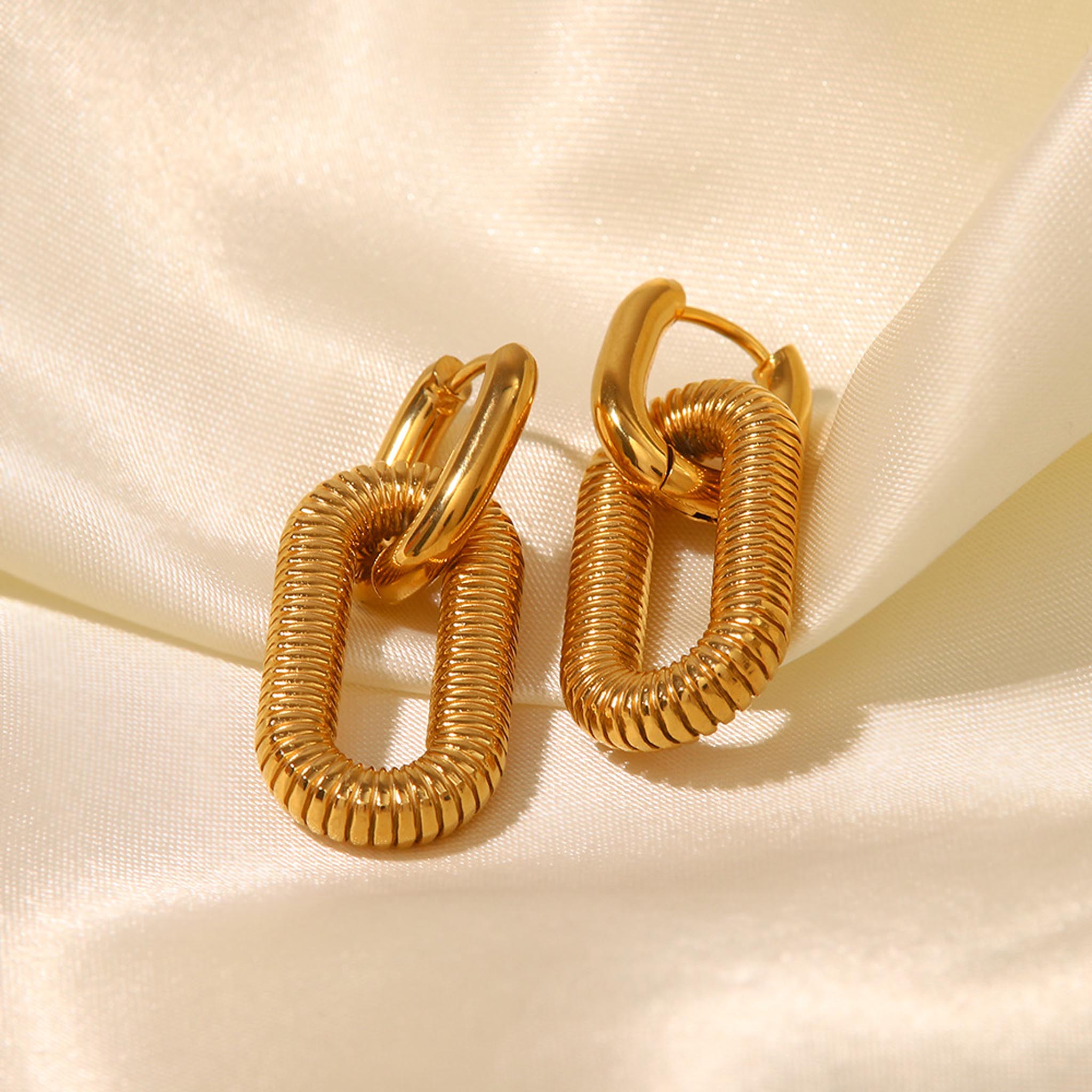 American high-end stainless steel earrings - KALONBD.COM
