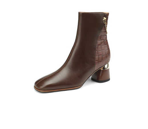 KalonBd New fashion square high heel boots - KALONBD.COM