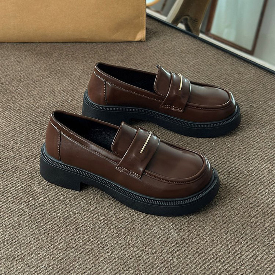 British style mary jane loafer