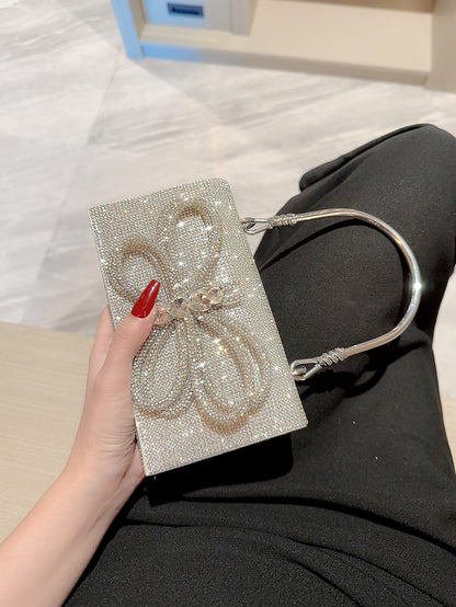 Diamond exclusive bow design bag