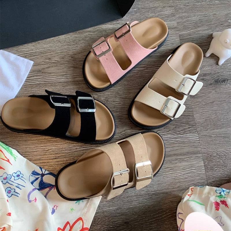 German style casual outwear slide