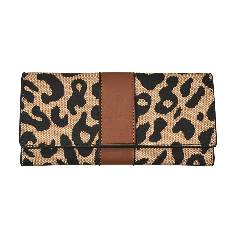 Leopard print multicard holder wallet - KALONBD.COM