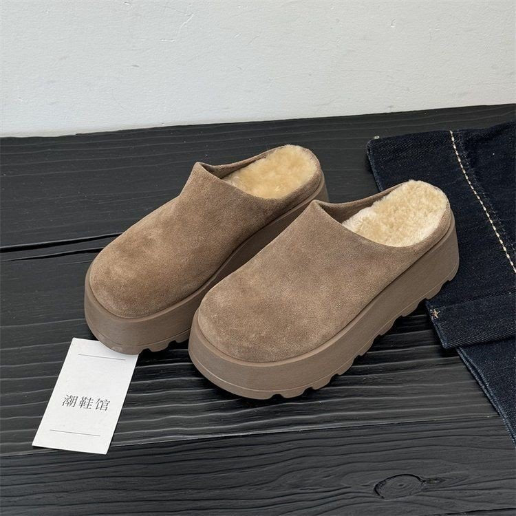 UGG style fur slipper