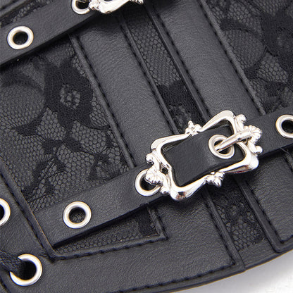 Lace Strap Leather Belt