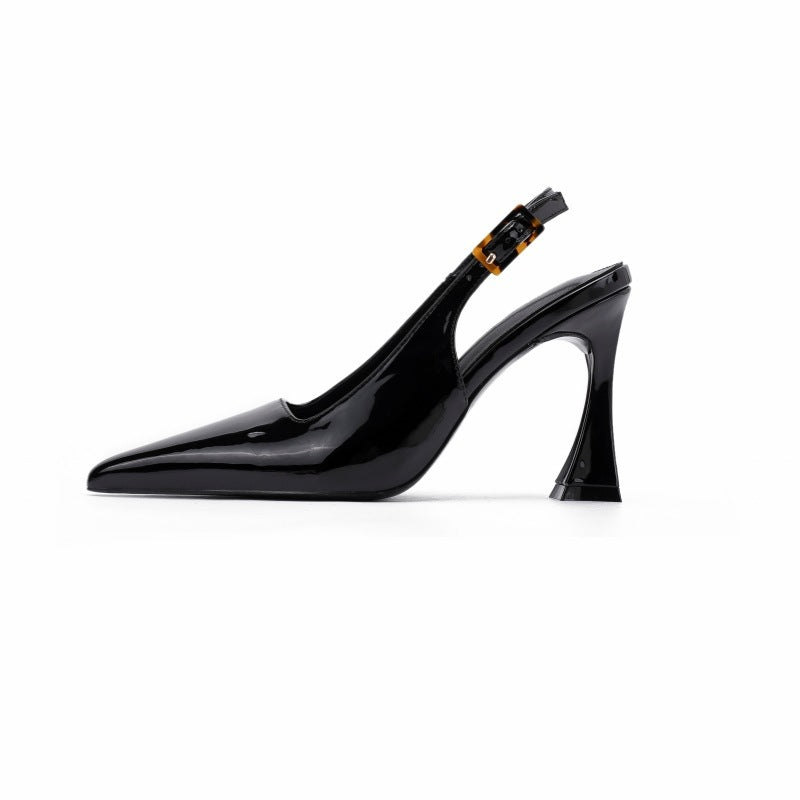 kalonbd Chic Versatile Black Heels(36) - KALONBD.COM
