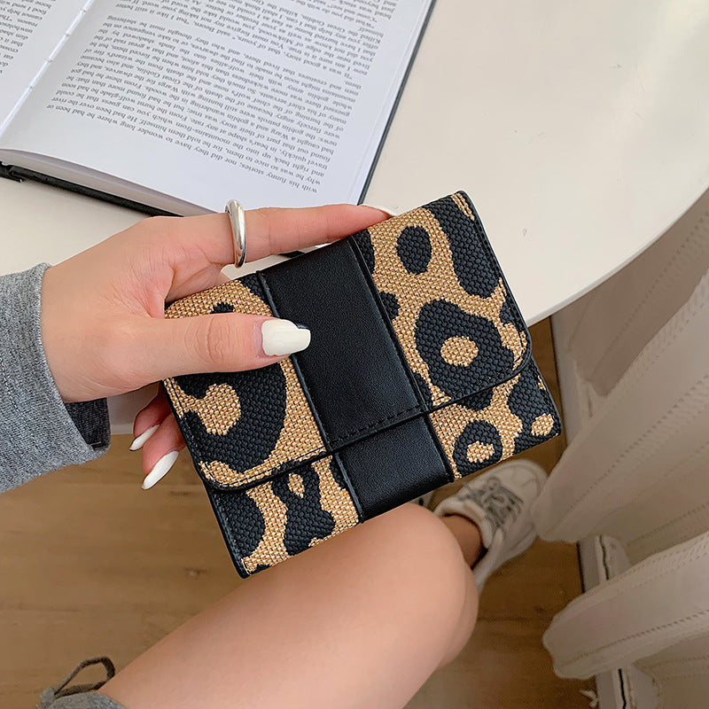 Leopard print multicard holder wallet - KALONBD.COM