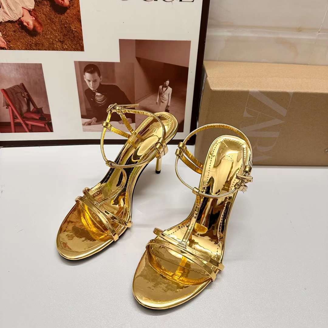 KalonBd Gold shallow high heel - KALONBD.COM