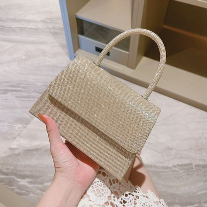 mini glitter banquet bag