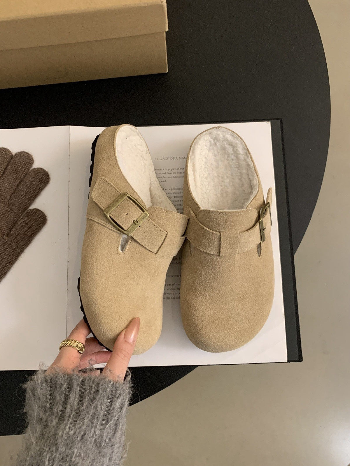 Japanese-style ugly cute thick-slippers