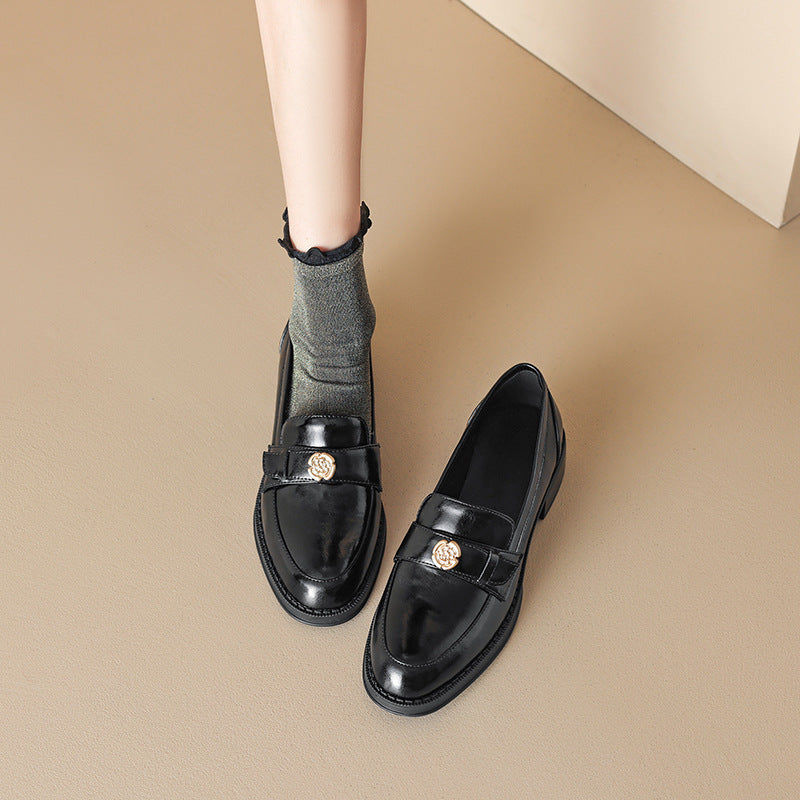 KalonBd British style patent leather loafers - KALONBD.COM