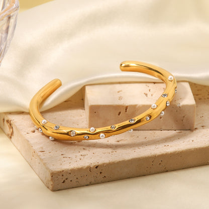 Kalonbd titanium Gold bracelet