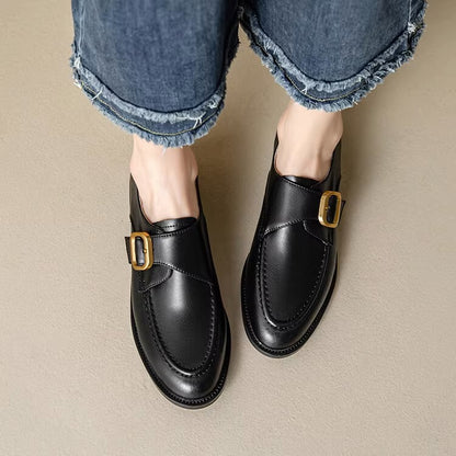 Belt buckle small leather shoes