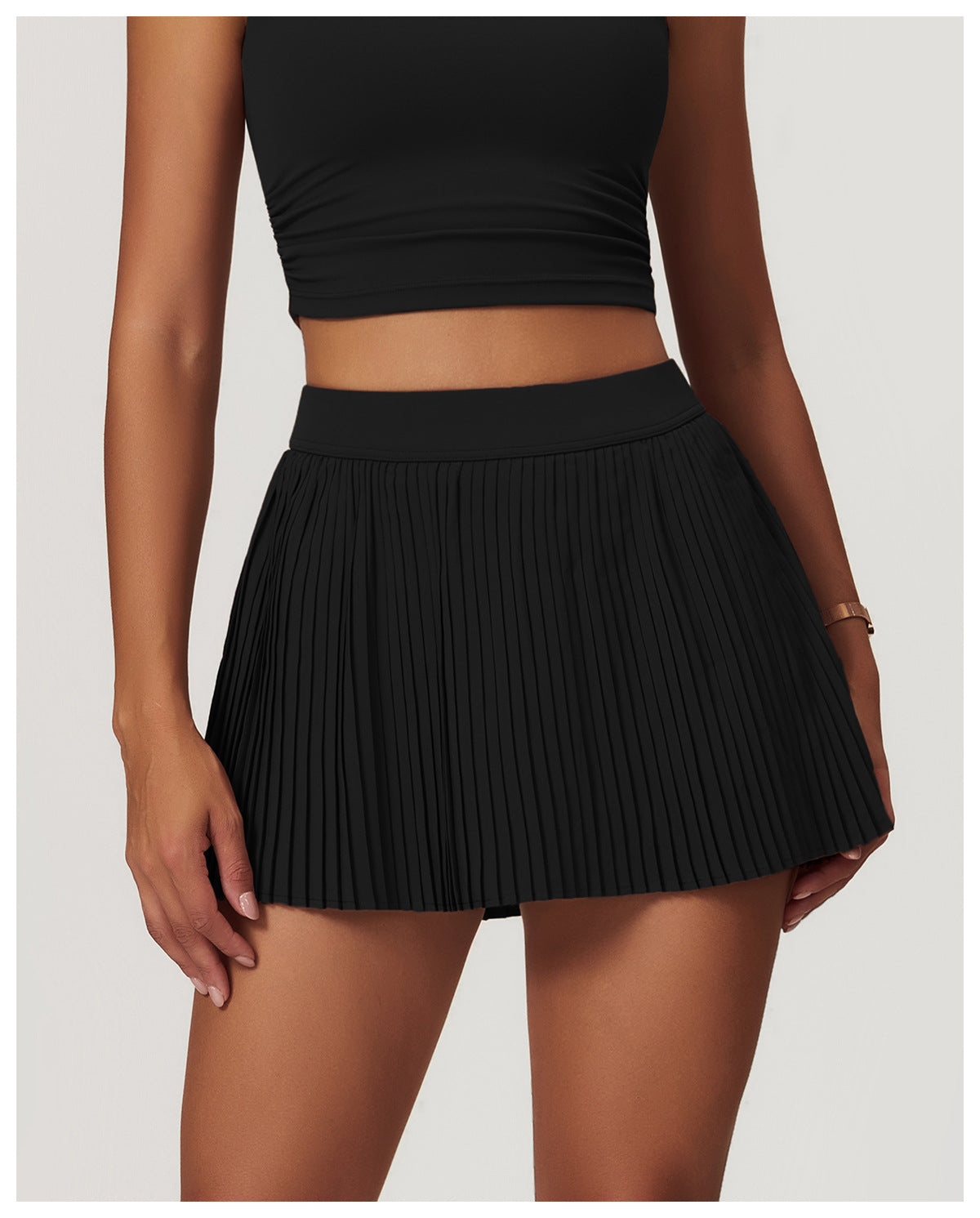 Anti-Exposure Yoga Short Skirt