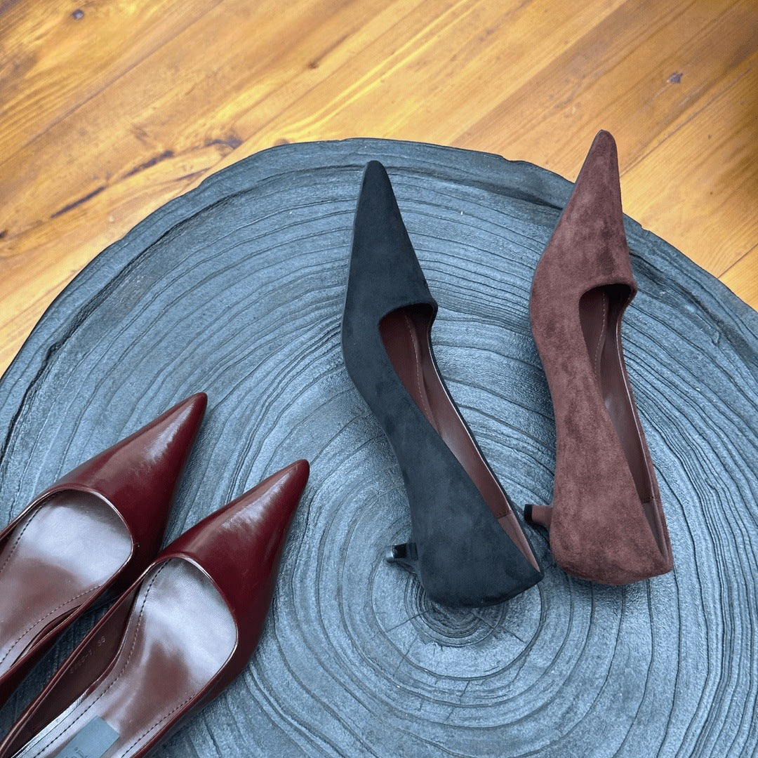 KalonBd 2025 autumn new French kitten low heel (Pre-Book) - KALONBD.COM