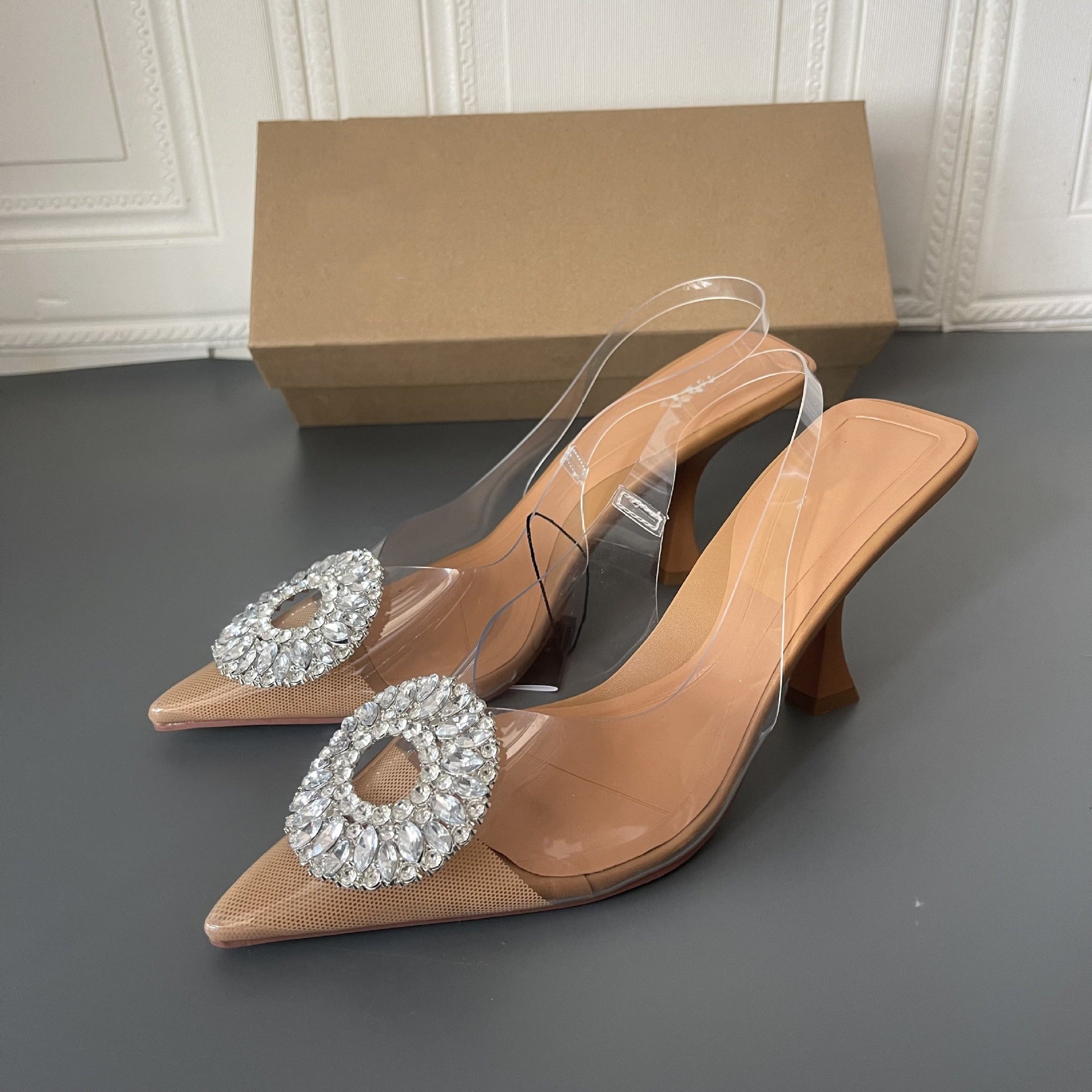 KalonBd transparent Crystal High Heel - KALONBD.COM