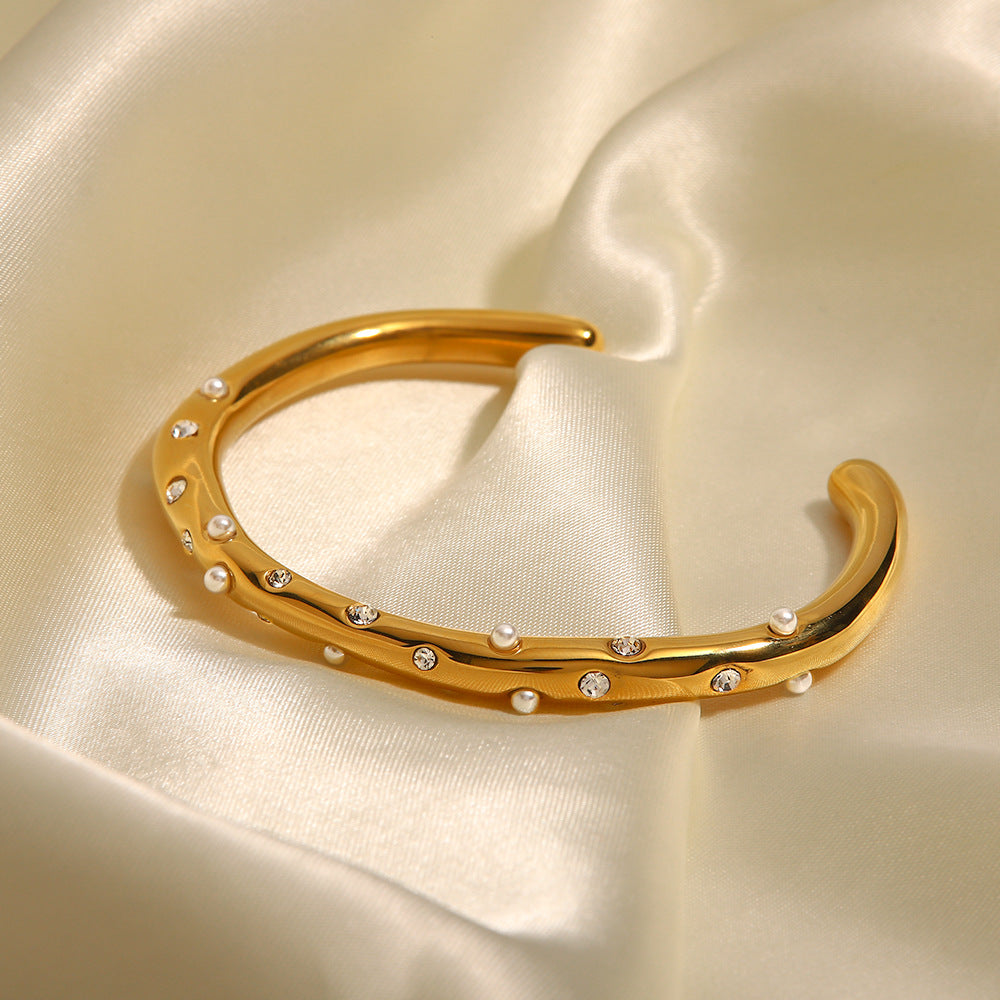 Kalonbd titanium Gold bracelet