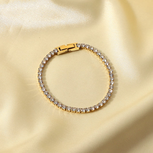 KalonBd  Elegant gold zircon bracelet