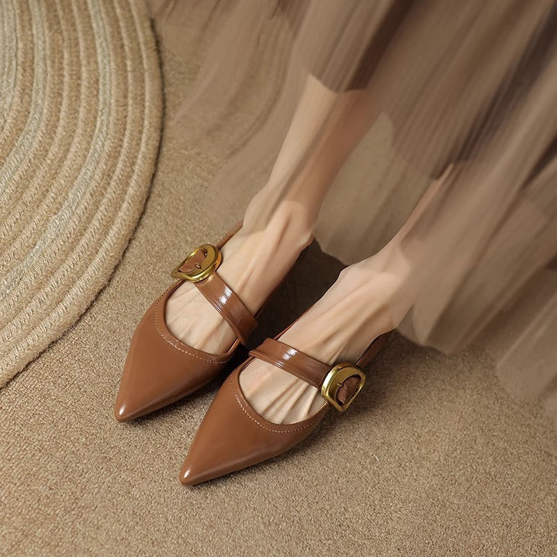 Shallow mouth low heel boots - KALONBD.COM