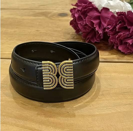 High end designer 2024 belt | Black