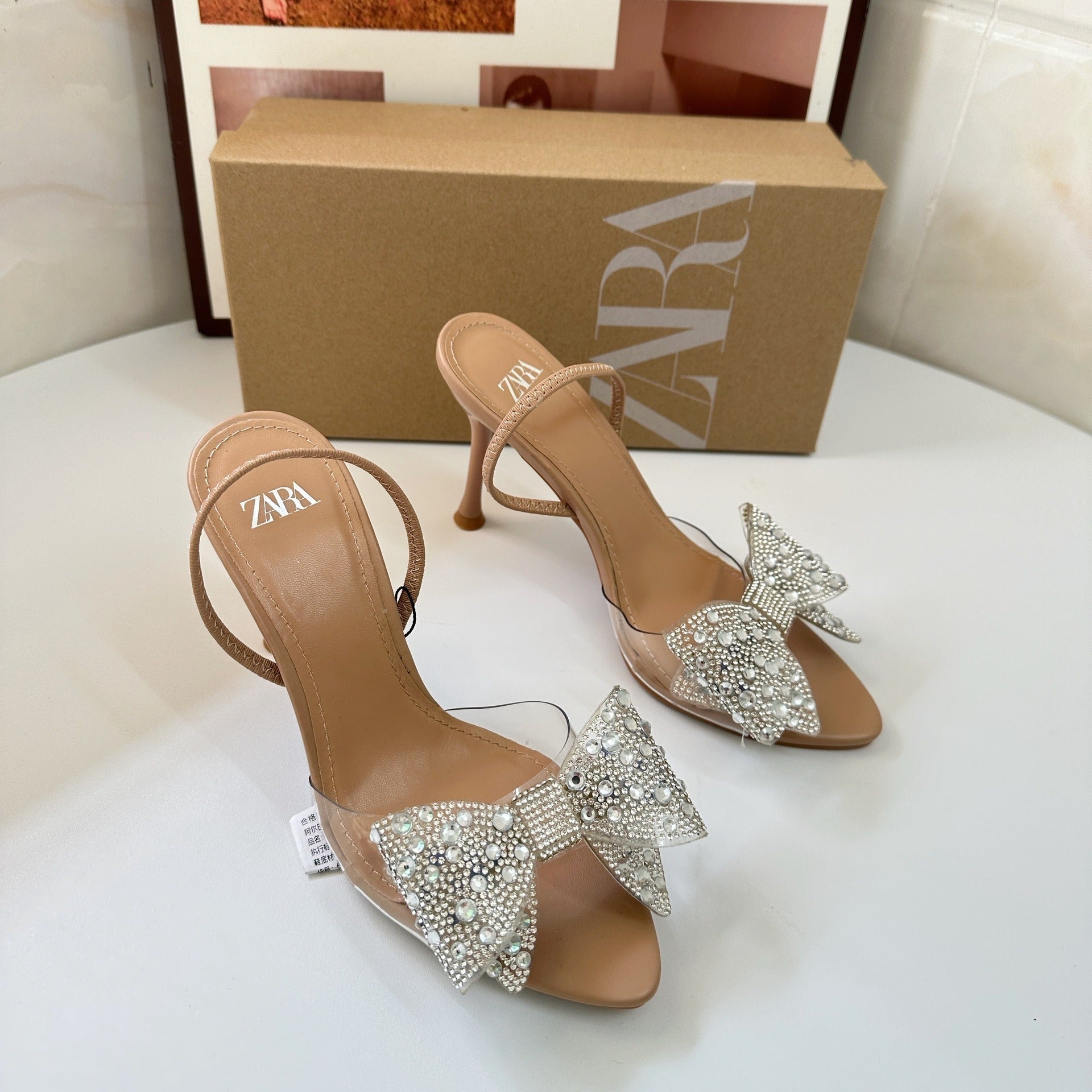 Kalonbd transparent mules pointed Heel - KALONBD.COM