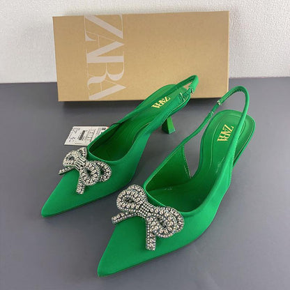 2023 ZA American bow pointed heel -Green (40)