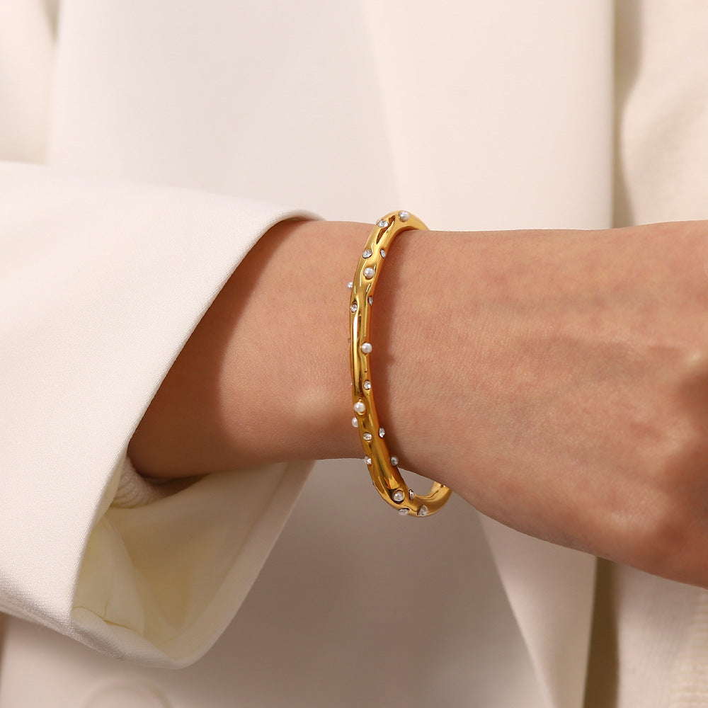 Kalonbd titanium Gold bracelet - KALONBD.COM
